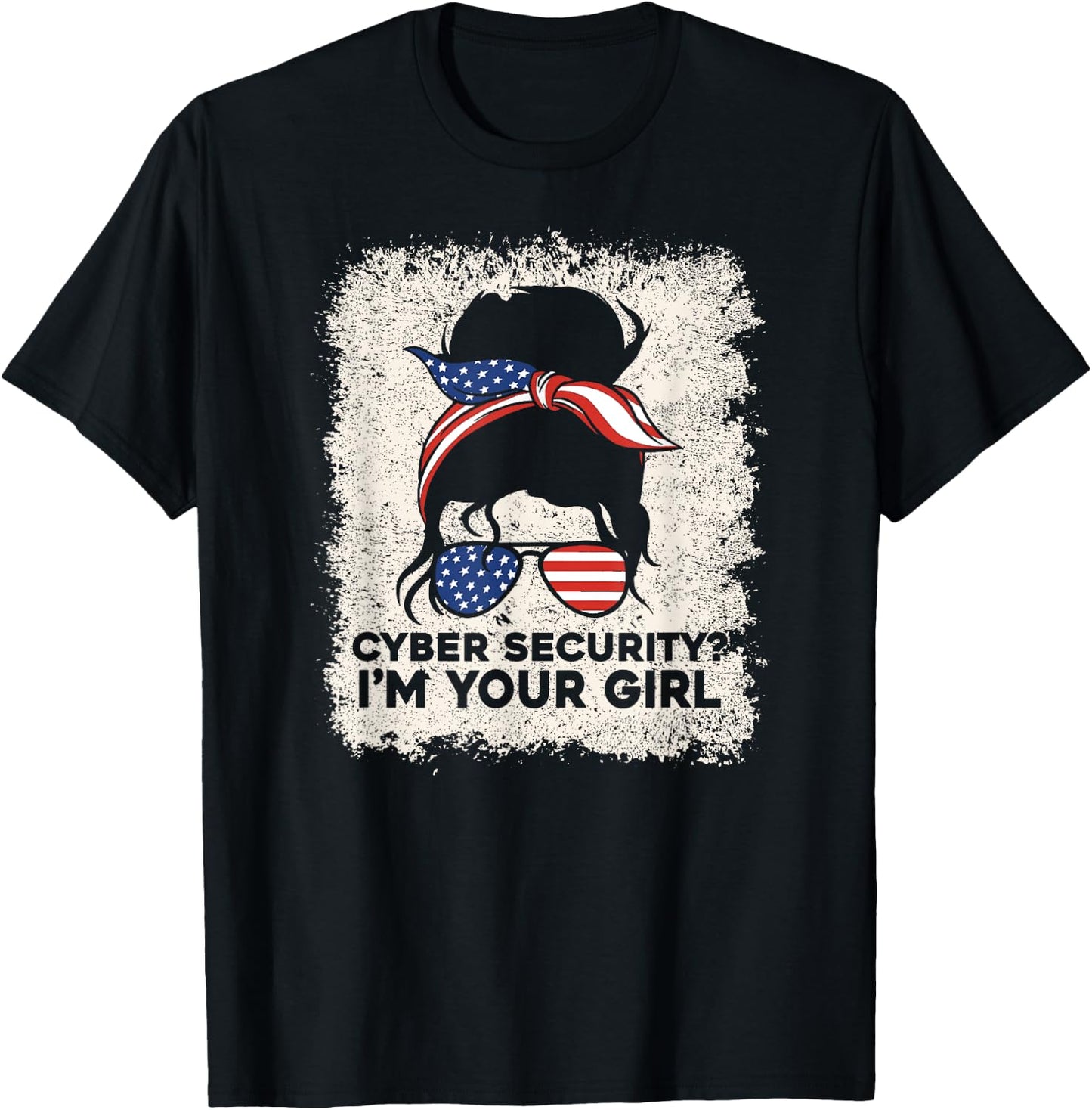 Cybersecurity Engineer Girl Cyber Security Consulting T-Shirt - T-Shirt | Black