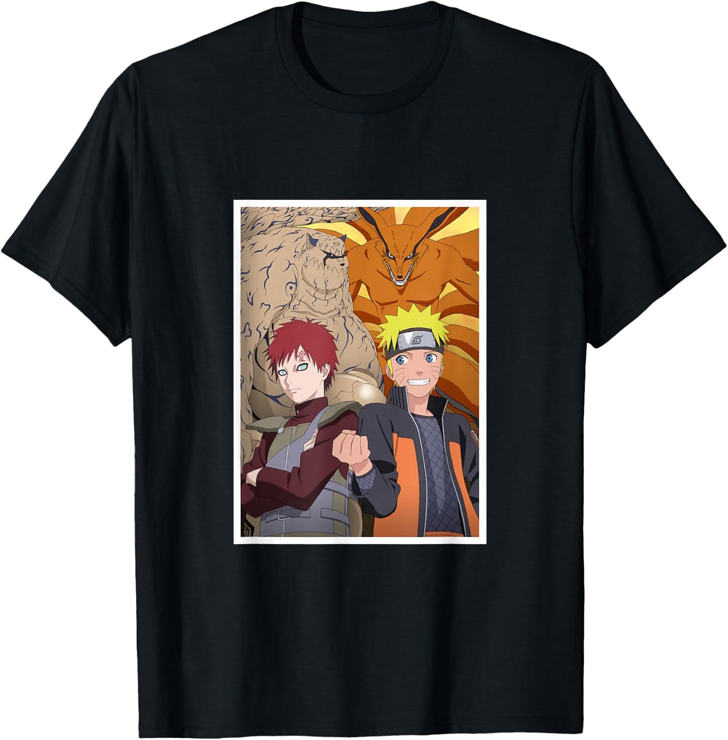 he Uzumaki, Gaara, Kurama, Shukaku T-Shirt - T-Shirt | Black