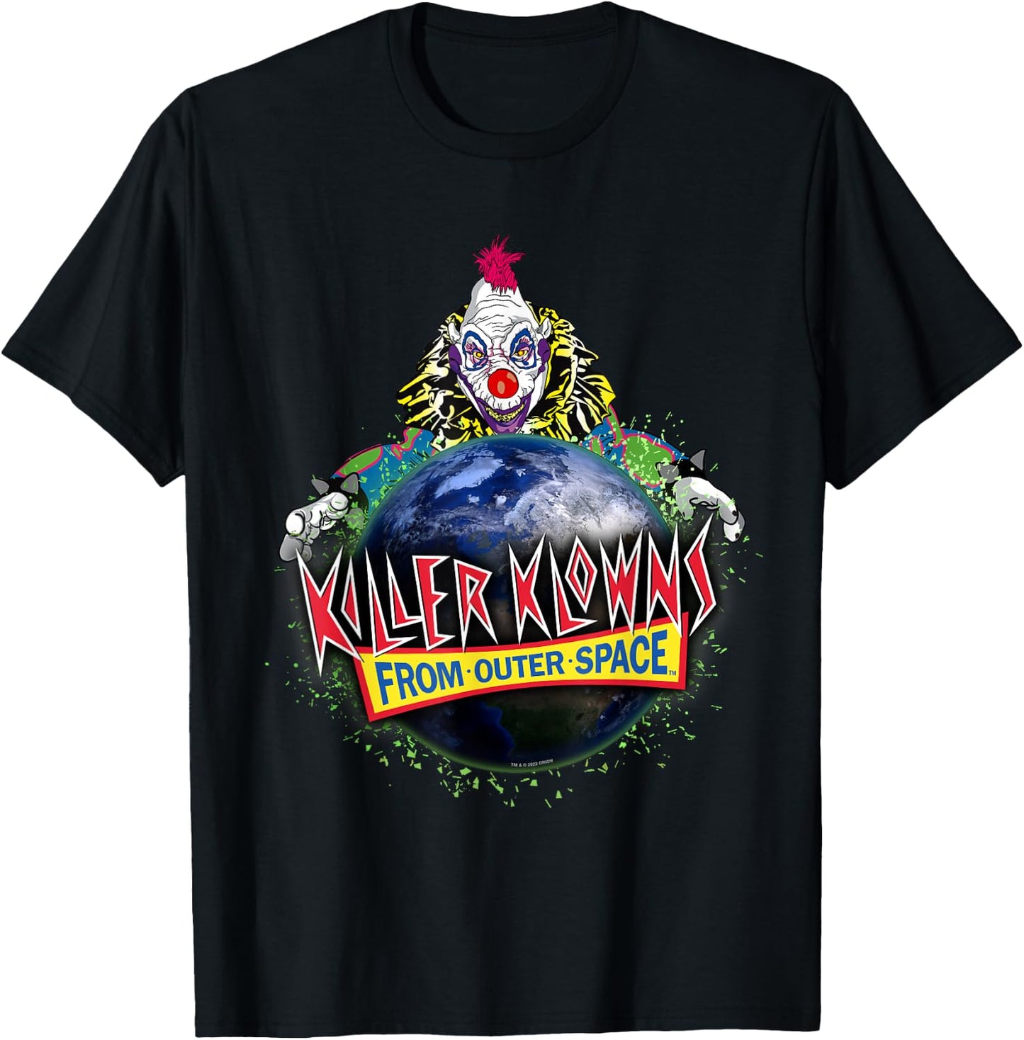 Killer Klowns from Outer Space Klownzilla Earth Invasion T-Shirt - T-Shirt | Black