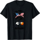 Busy Raising Ballers Soccer And Basketball Mom Mom T-Shirt - T-Shirt | Black