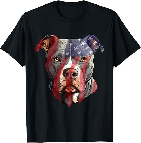 Pit-Bull Terrier Breeder Pittie Dog USA American Pitbull T-Shirt - T-Shirt | Black