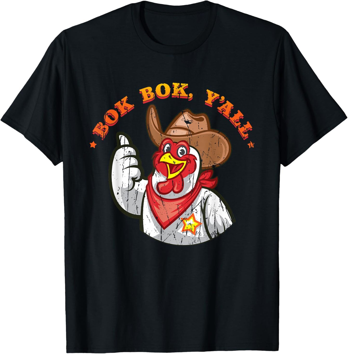 Bok bok, y'all - Chickens T-Shirt - T-Shirt | Black