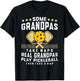 Pickleball Design Grandpa Funny Pickleball Player T-Shirt - T-Shirt | Black