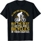 Bike - All Men Equal But the Best Ride Bicycles Eighties T-Shirt - T-Shirt | Black