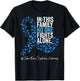 Guillain Barre Syndrome Awareness Month Blue Ribbon T-Shirt - T-Shirt | Black