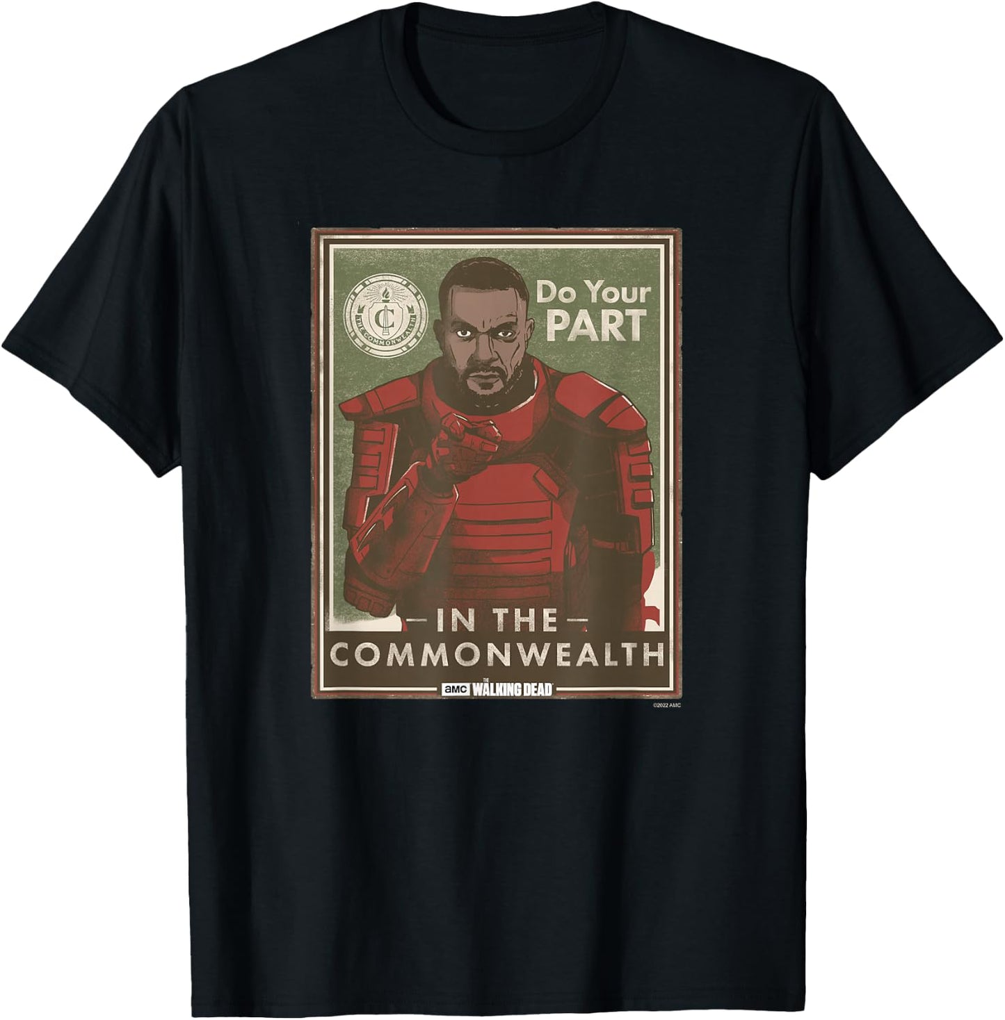 The Walking Dead Mercer T-Shirt - T-Shirt | Black