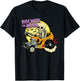 Halloween Pumpkin Hot Rod Skeleton King Rat Rod Dragster T-Shirt - T-Shirt | Black