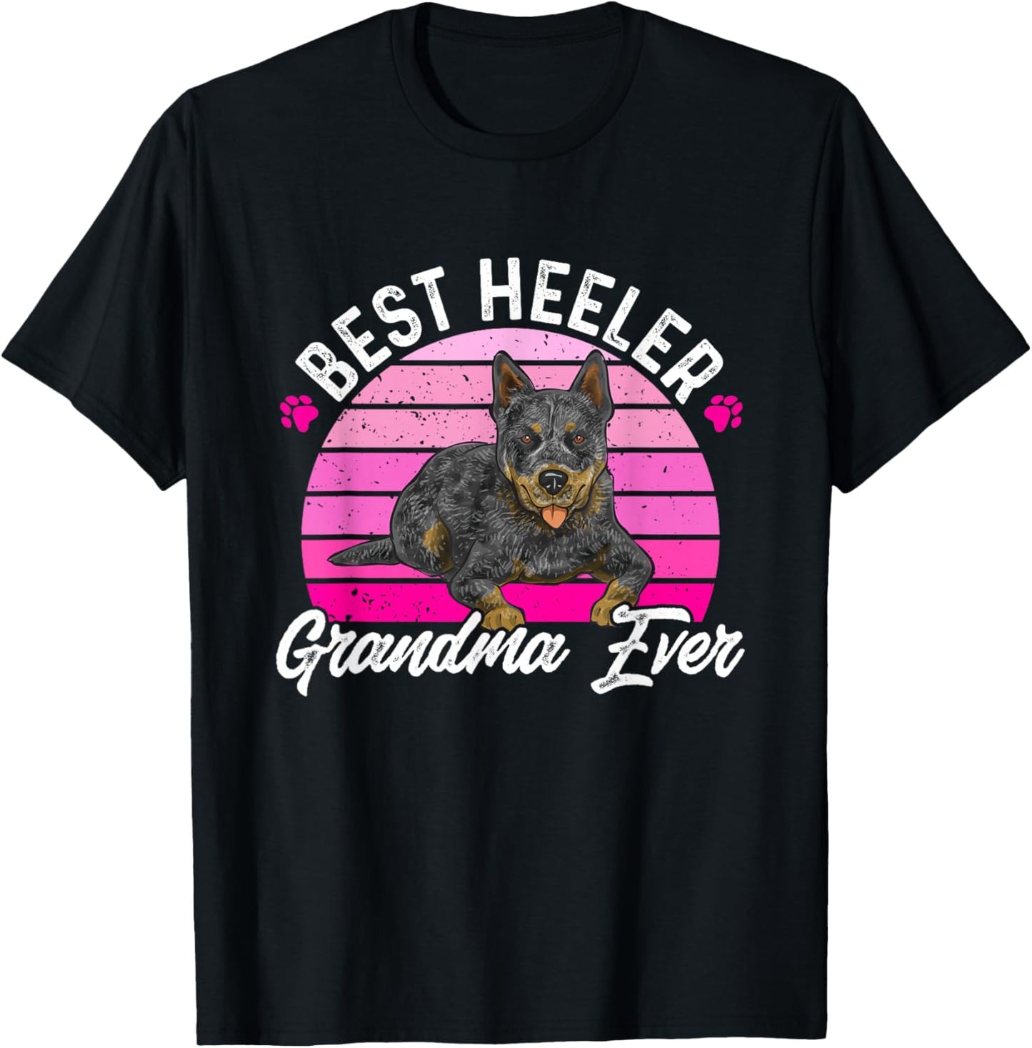 Australian Cattle Dog Red Blue Heeler T-Shirt - T-Shirt | Black