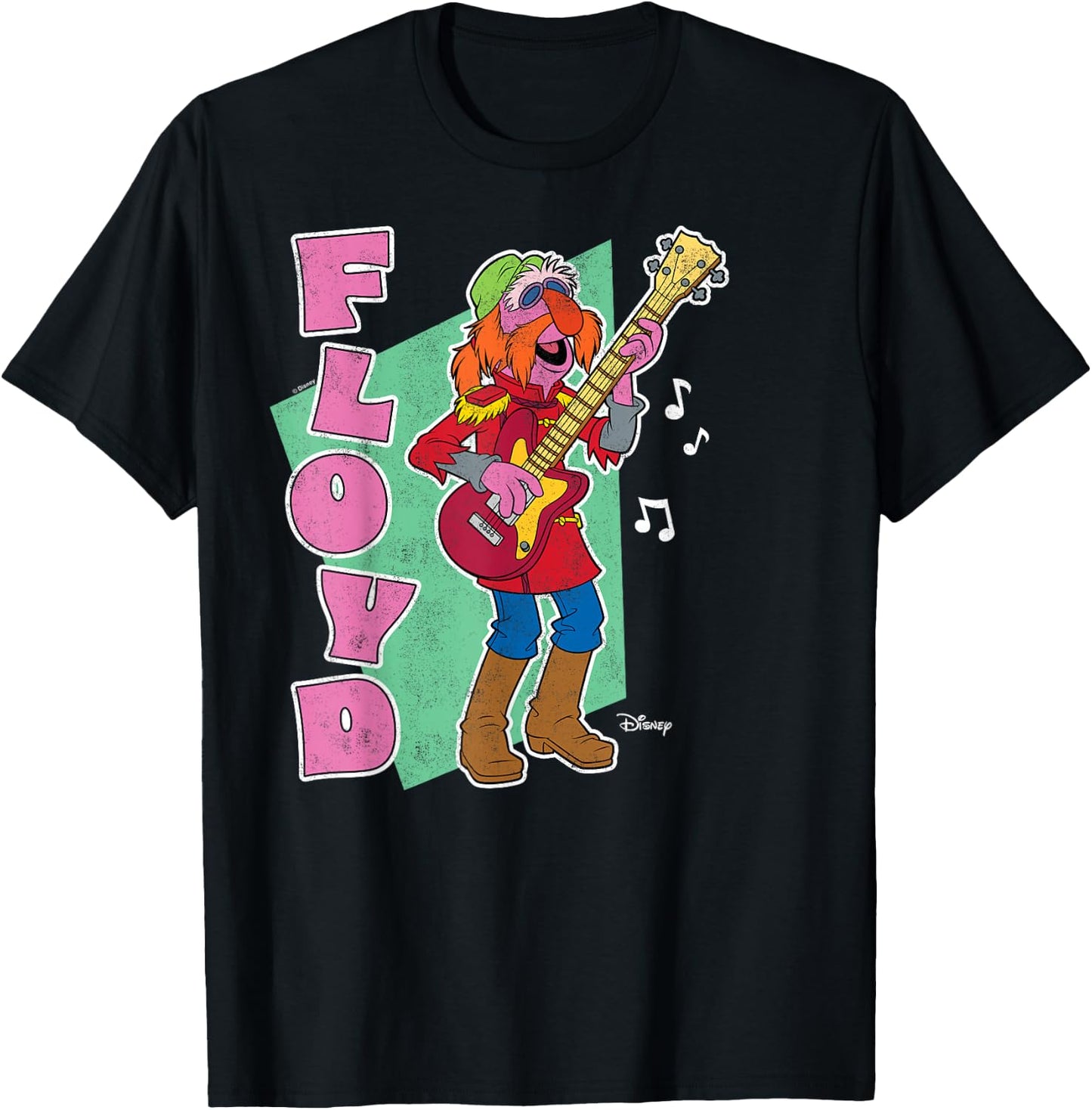 The Muppets - Electric Mayhem Floyd T-Shirt - T-Shirt | Black