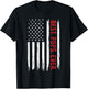 Best Pops Ever With US American Flag Gift Father's Day T-Shirt - T-Shirt | Black