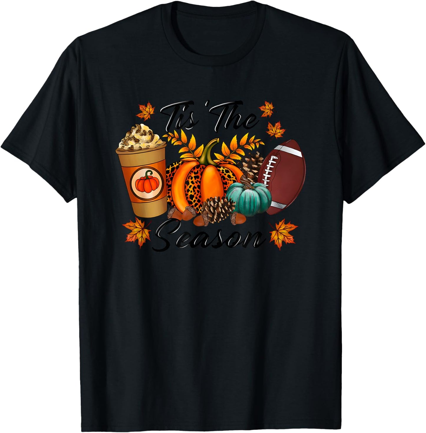 Tis The Season Halloween T-Shirt - T-Shirt | Black