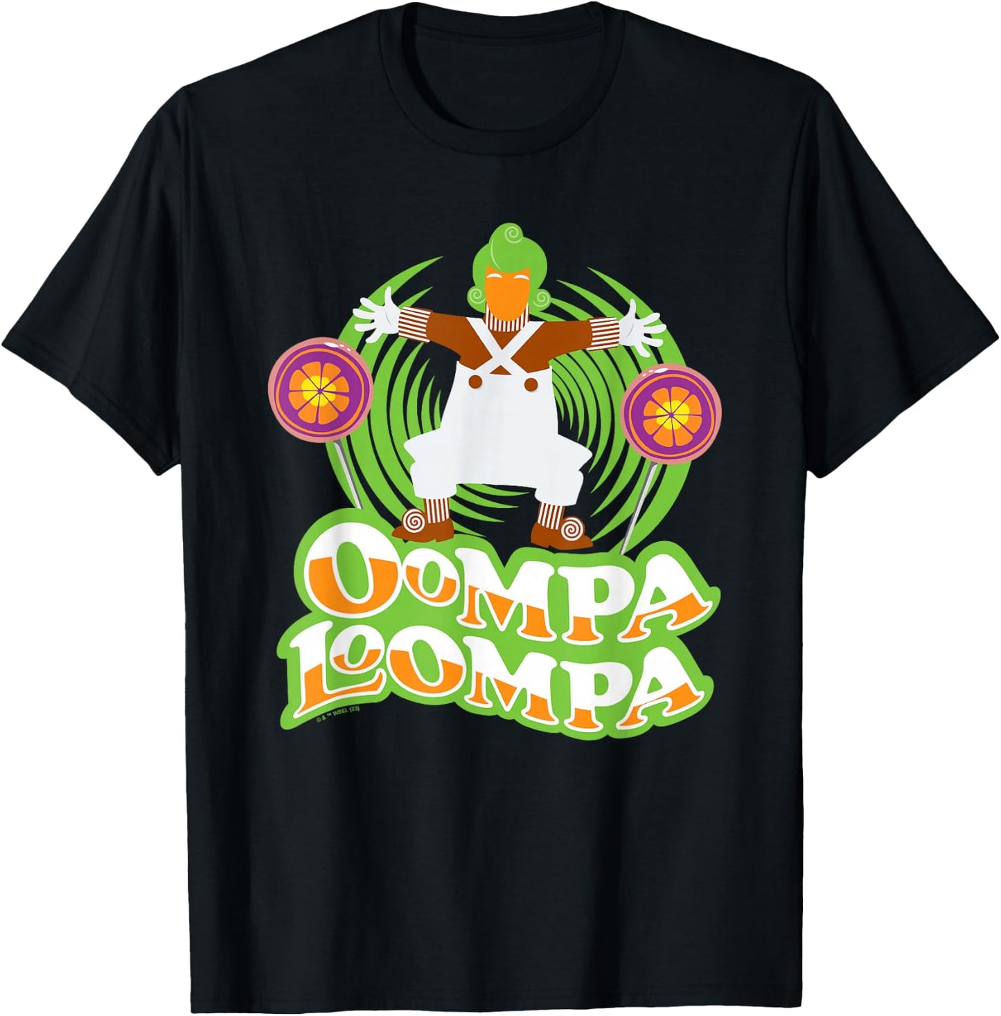 Willy Wonka & The Chocolate Factory - Oompa Loompa T-Shirt - T-Shirt | Black