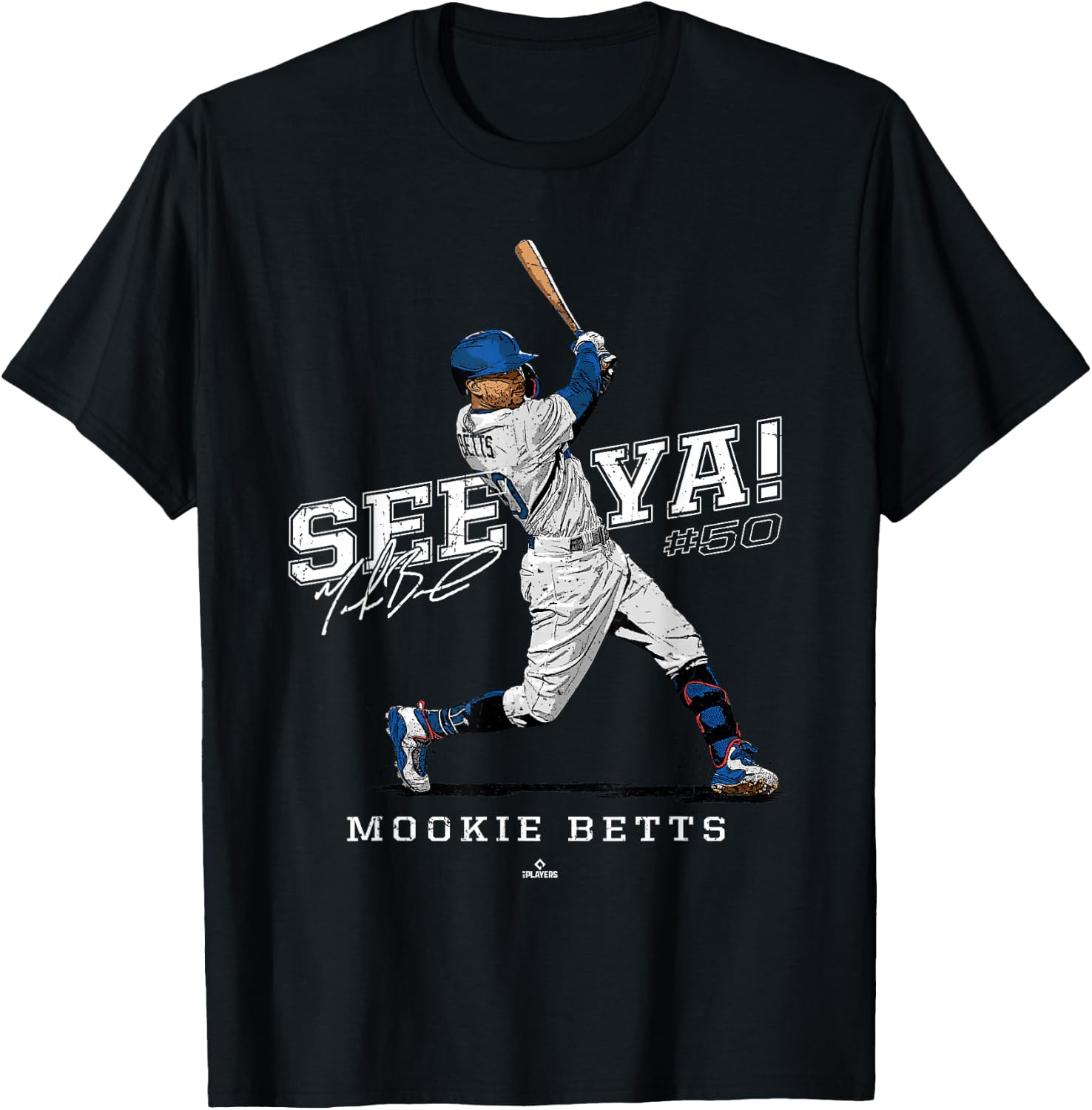 See Ya! Mookie Betts Los Angeles MLBPA T-Shirt - T-Shirt | Black