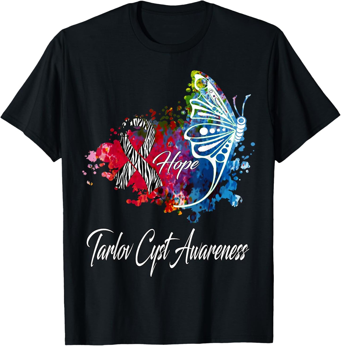 Tarlov Cyst Awareness T-Shirt - T-Shirt | Black