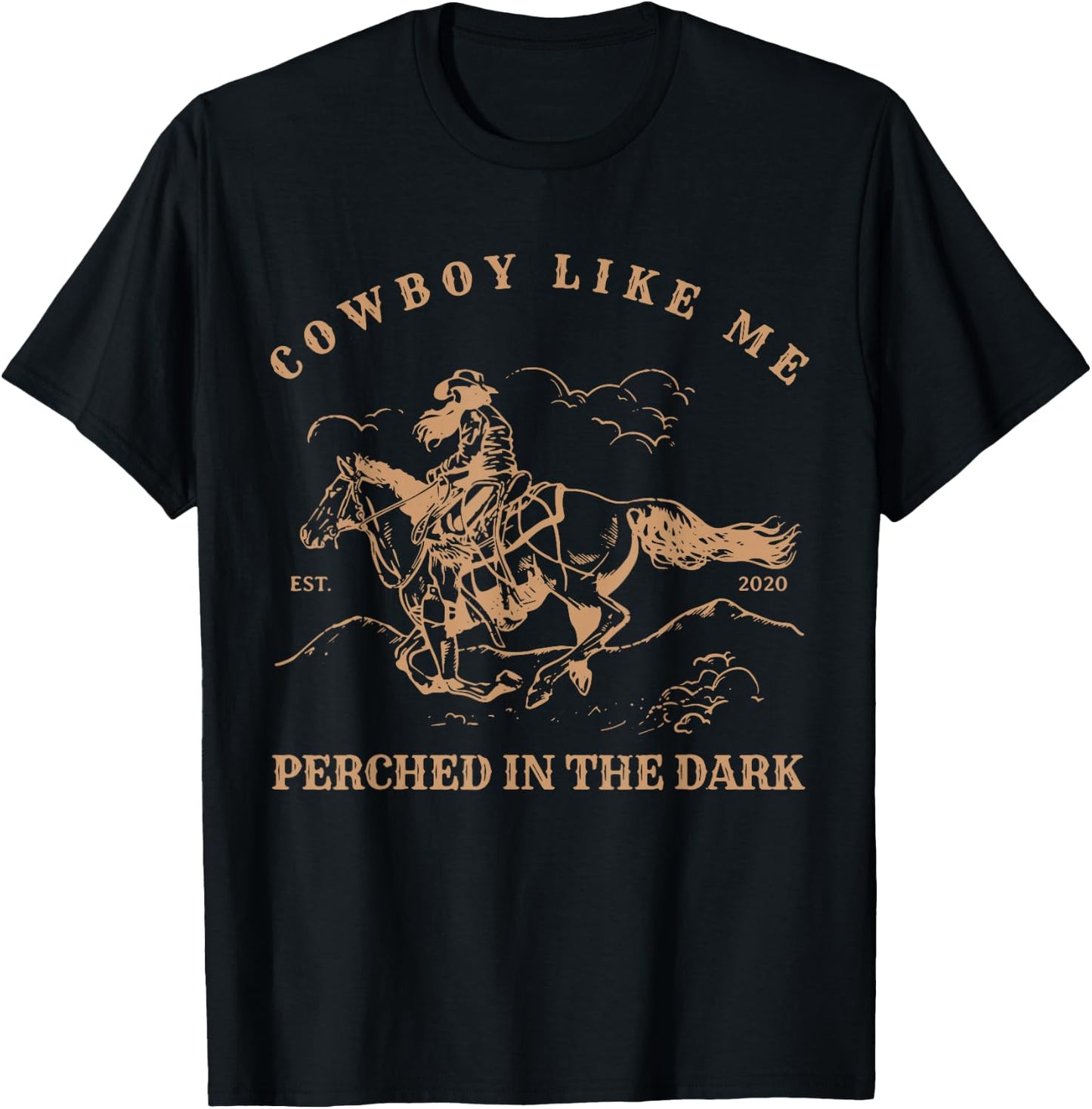 You're A Cowboy Like Me Cowboy Frog Funny T-Shirt - T-Shirt | Black