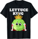 Lettuce King | Lettuce Design | Boys Lettuce T-Shirt - T-Shirt | Black