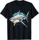 Shark Lover Ocean Animal Graphic Novelty Boys Men Birthday T-Shirt - T-Shirt | Black