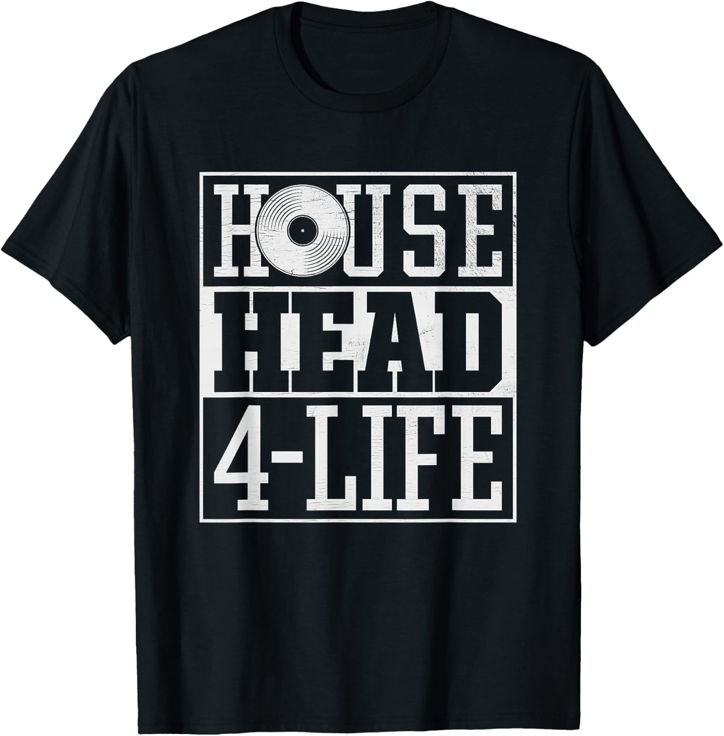 Househead - House Music EDM DJ Rave Festival T-Shirt - T-Shirt | Black