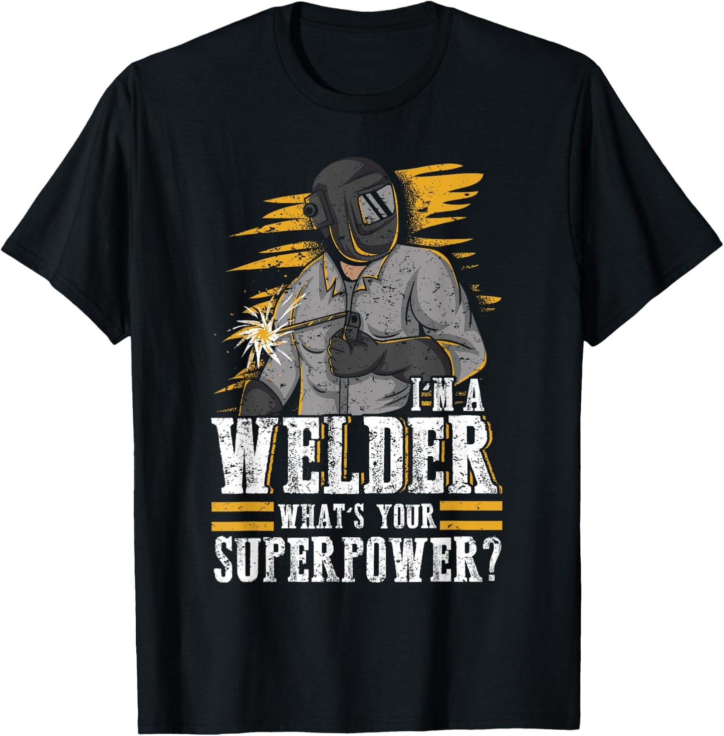 Proud Welding Worker Shirt For Welder T-Shirt - T-Shirt | Black
