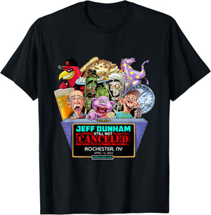 Jeff Dunham Rochester, NY (2023) T-Shirt - T-Shirt | Black