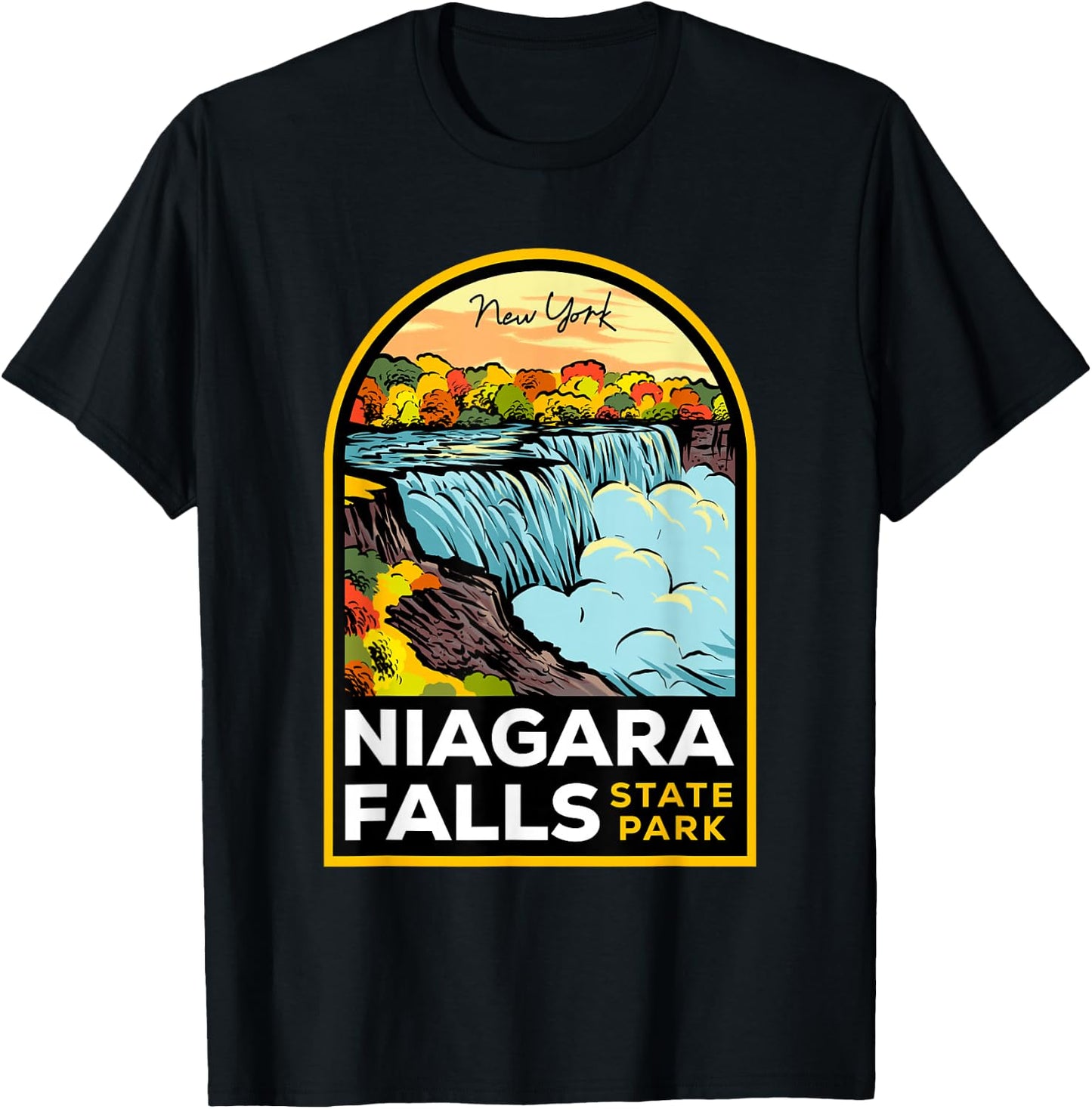 Niagara Falls State Park NY T-Shirt - T-Shirt | Black
