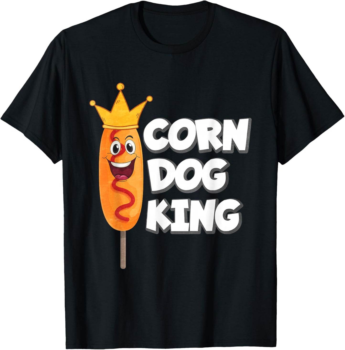 Corn Dog King T-Shirt - T-Shirt | Black