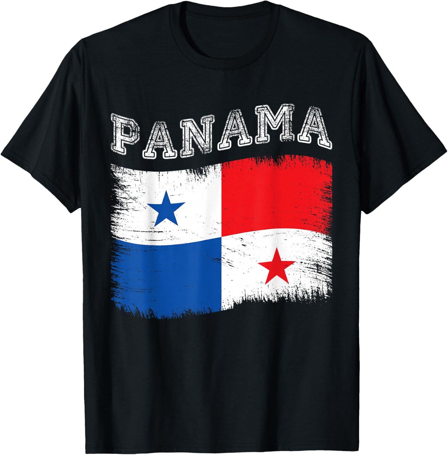Panamanian Flag Tourist Holiday Destination Panama Flag T-Shirt - T-Shirt | Black