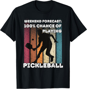 Pickle Ball Queen Gear & Player Funny Pickleball T-Shirt - T-Shirt | Black