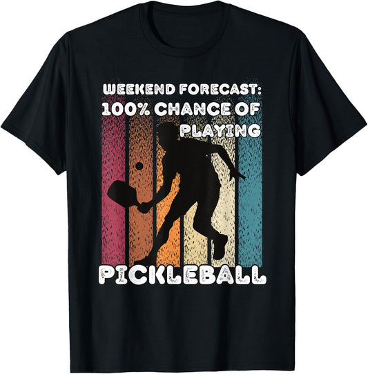 Pickle Ball Queen Gear & Player Funny Pickleball T-Shirt - T-Shirt | Black