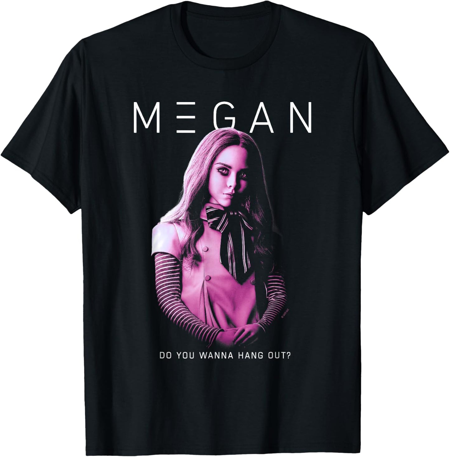 M3GAN Do You Wanna Hangout? Small T-Shirt - T-Shirt | Black