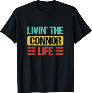 Connor Name T-Shirt - T-Shirt | Black