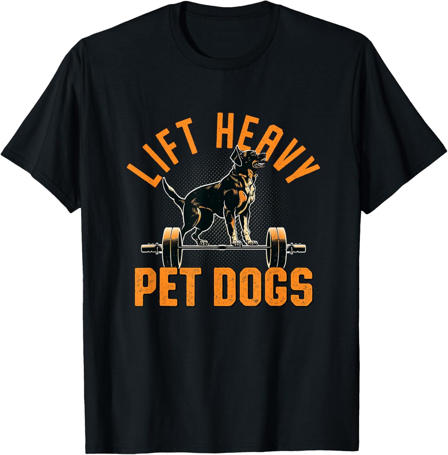 Lift Heavy Pet Dogs Gym Dog Lover Weightlifting Bodybuilder Women T-Shirt - T-Shirt | Black