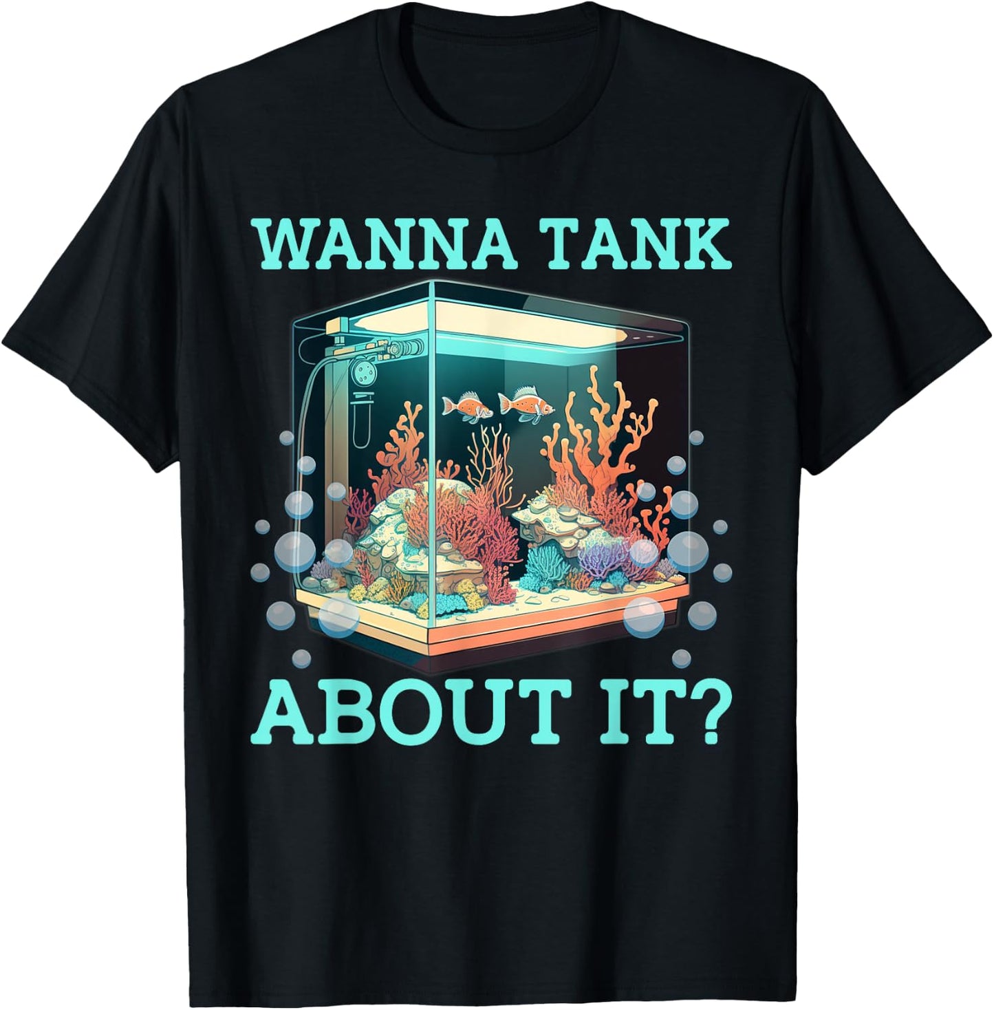 Aquarium Aquarist FishKeeper Reefers Keeper Tank Cleaning T-Shirt - T-Shirt | Black