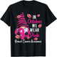 In October We Wear Pink - Gnome Breast Cancer Awareness T-Shirt - T-Shirt | Black