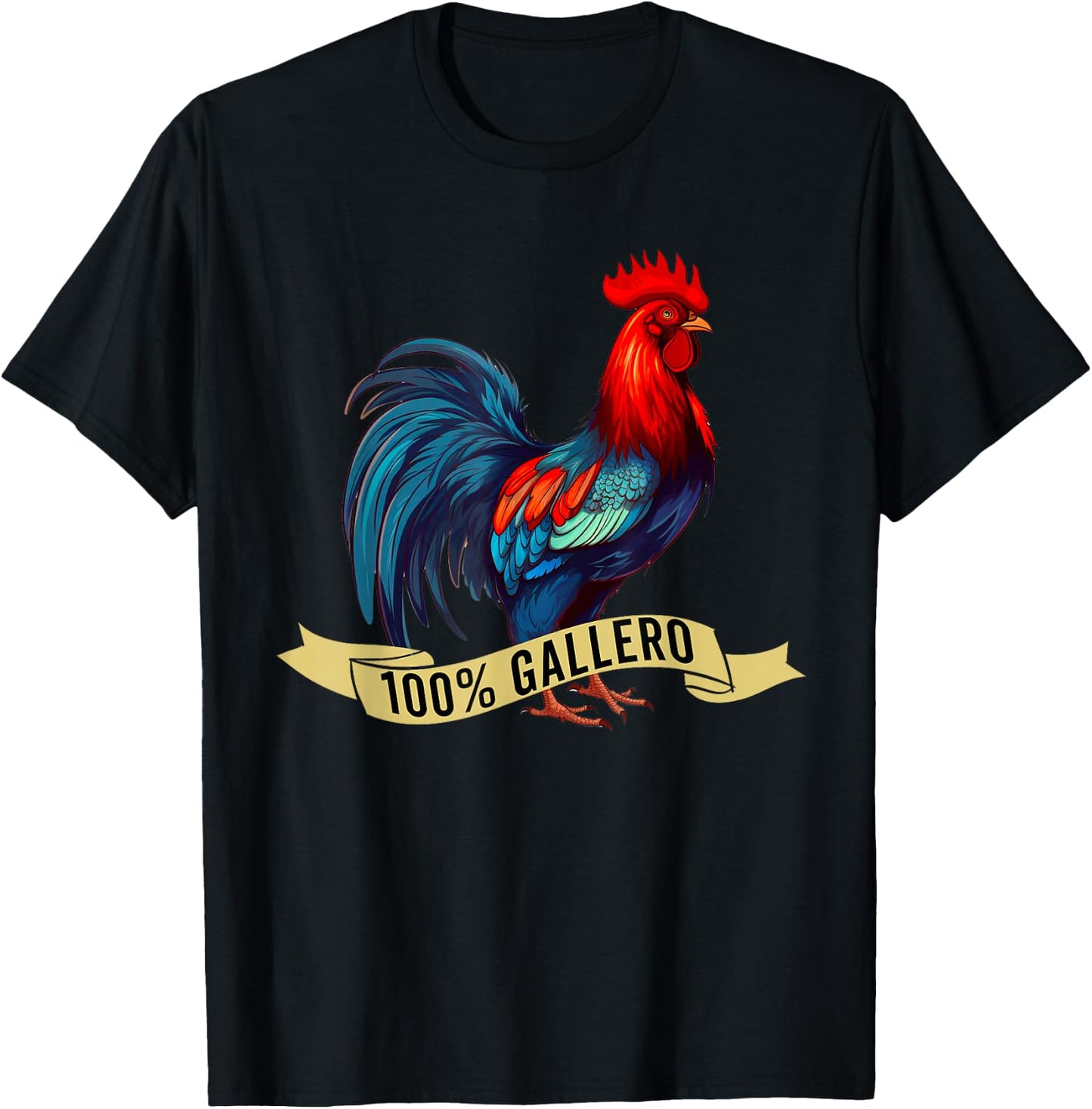 Gallero Hombre Papá Padre Tío Gallero Pelea De Gallos T-Shirt - T-Shirt | Black