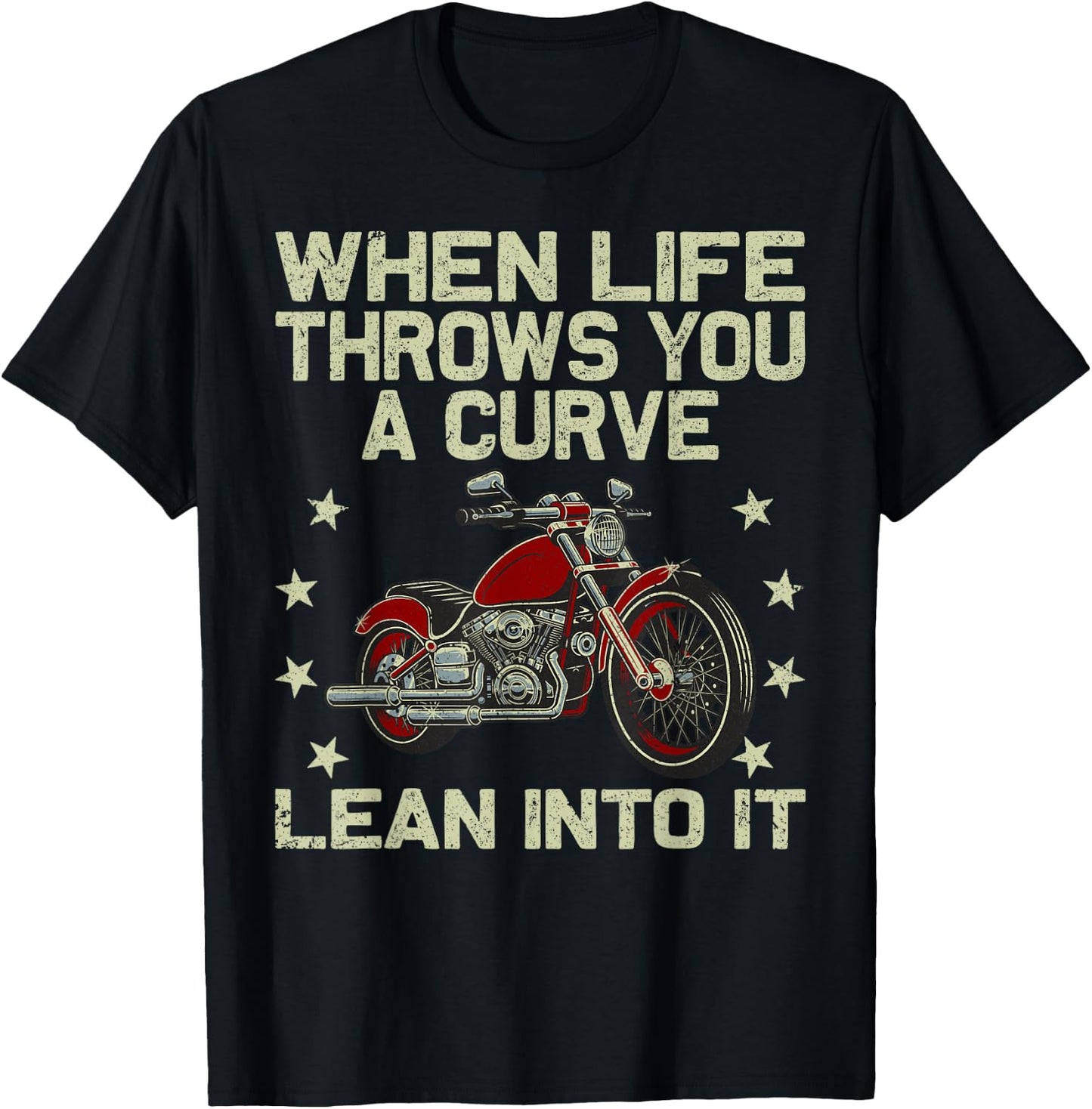Funny Motorcycle Racer Design Women Motorcycle Lover T-Shirt - T-Shirt | Black