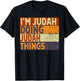 Retro I'm JUDAH Doing JUDAH Things Funny Birthday Joke T-Shirt - T-Shirt | Black