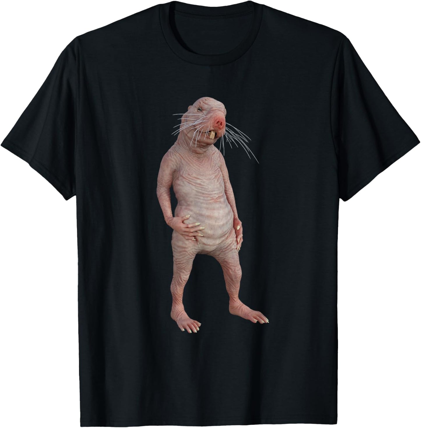 Funny Naked Mole-Rat Zookeeper Safari Animal Lover Mole Rat T-Shirt - T-Shirt | Black