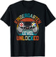 Kindergarten Grade Level Unlocked Video Game Back To School T-Shirt - T-Shirt | Black