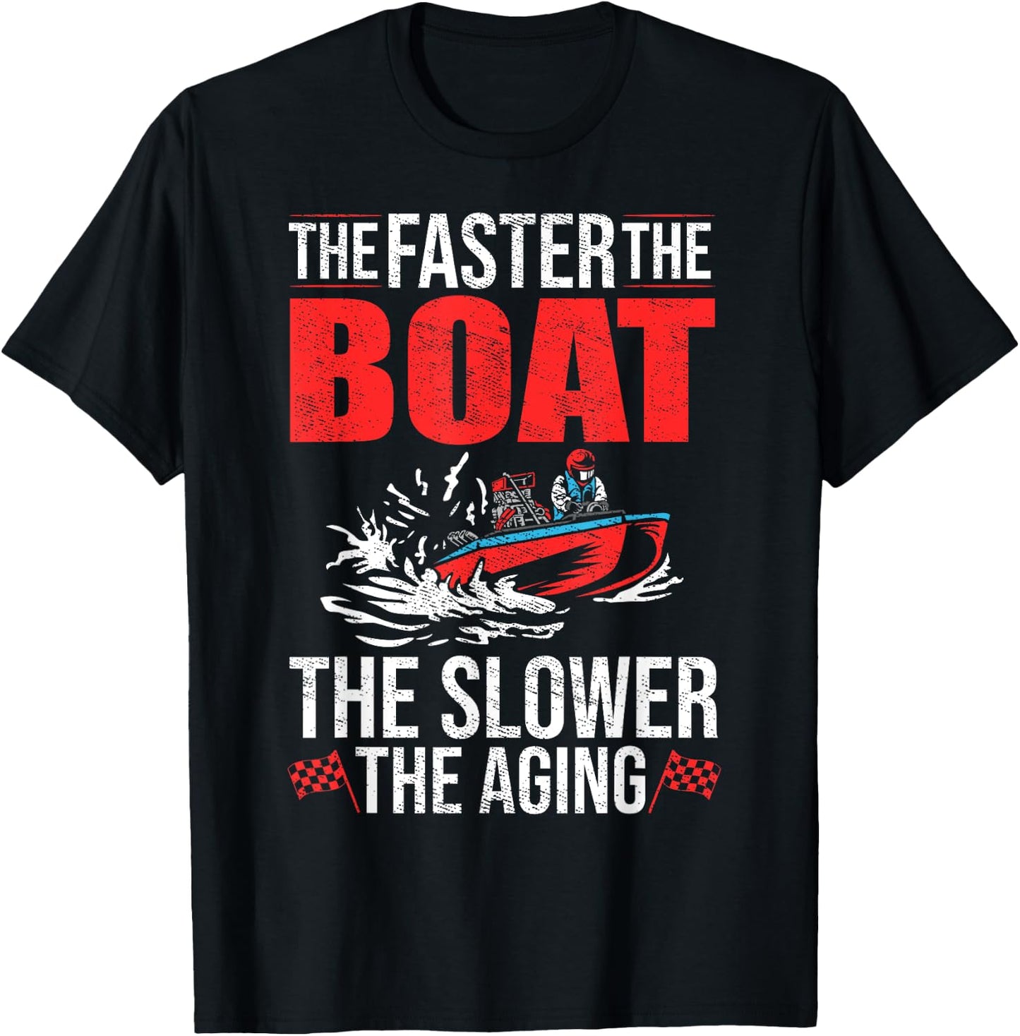 Drag Boating Boat Driver Racer Boat Rider Drag Boat Racing T-Shirt - T-Shirt | Black