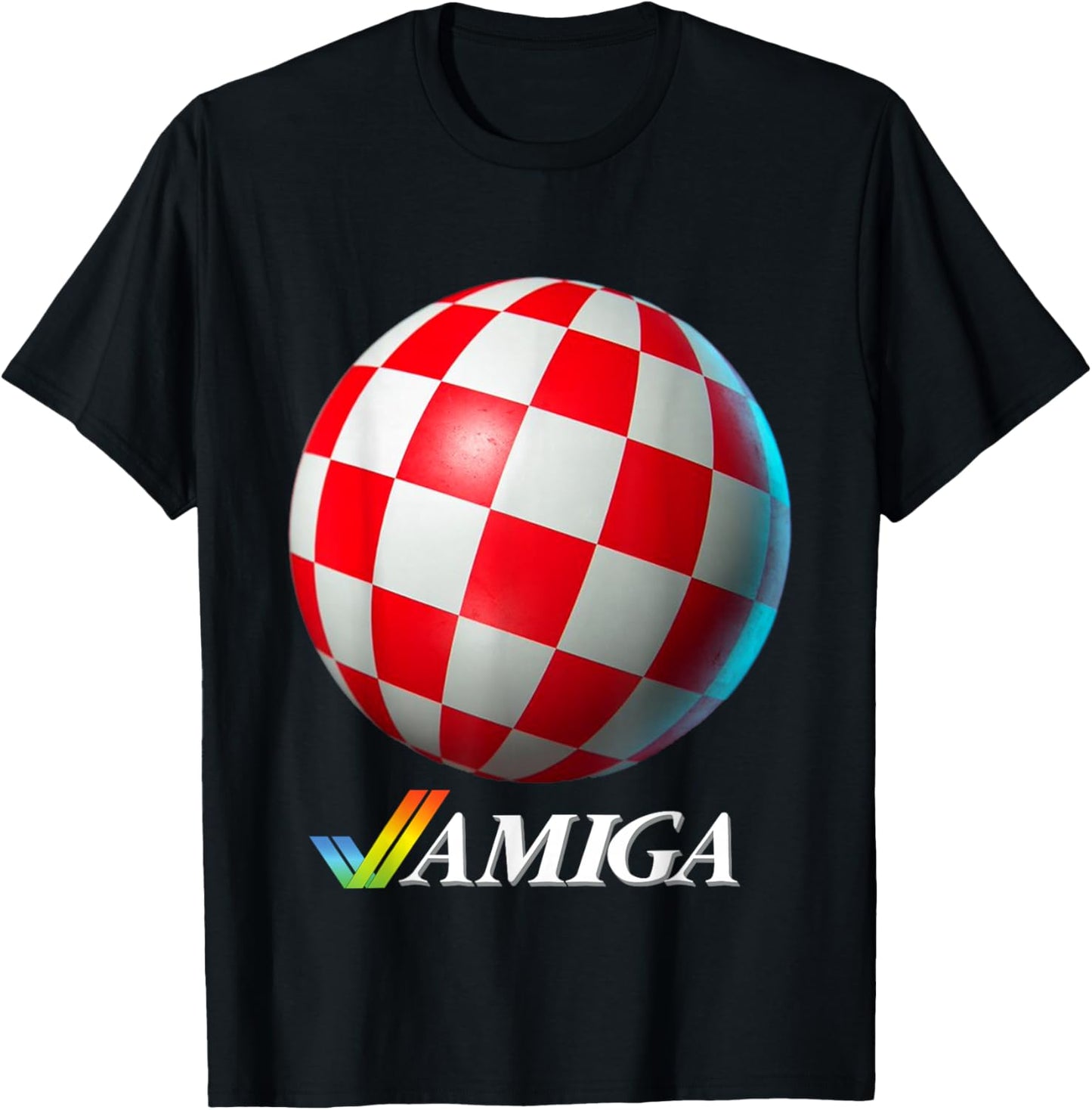Commodore AMIGA: Boing Ball T-Shirt - T-Shirt | Black