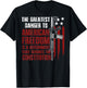 Gun USA Flag American Freedom Funny Government (on Back) T-Shirt - T-Shirt | Black