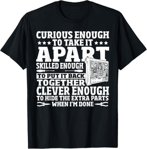 Computer Fixing Information Technology - Computer Repair T-Shirt - T-Shirt | Black