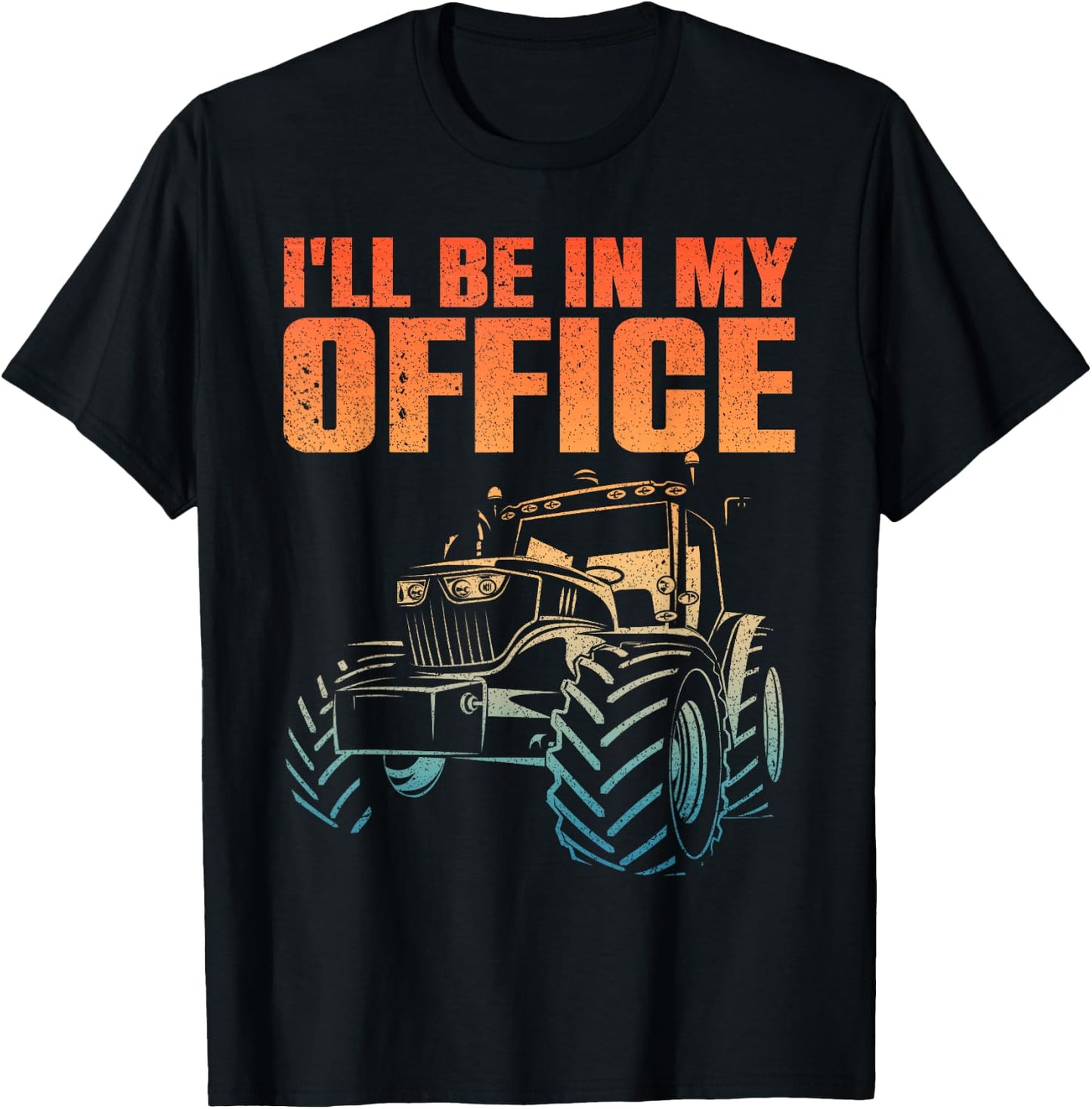 Best Tractor Women Farming Agriculture Office Farmer T-Shirt - T-Shirt | Black