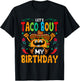Lets Taco Bout My Birthday T-Shirt - T-Shirt | Black