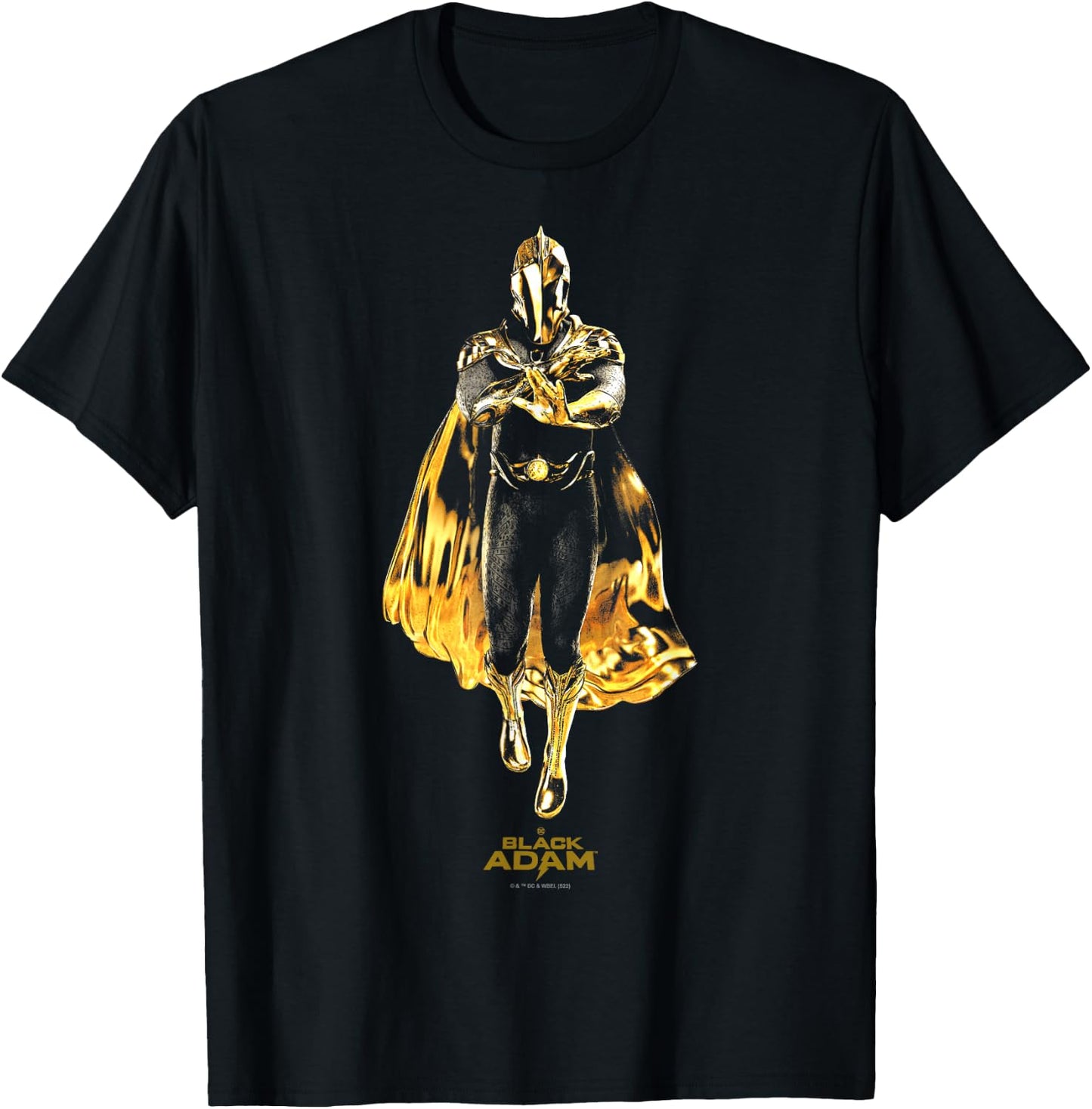 Black Adam Dr. Fate Shadowed Pose Poster T-Shirt - T-Shirt | Black