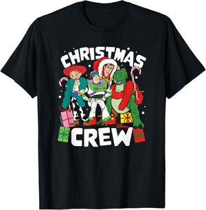 Toy Story 4 - Christmas Crew T-Shirt - T-Shirt | Black