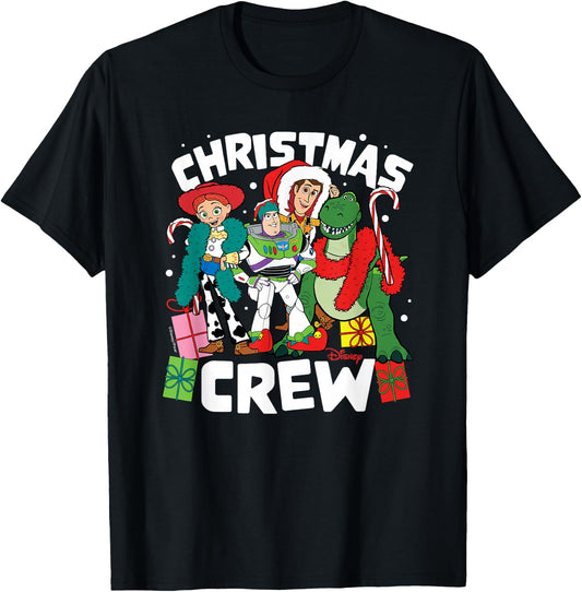 Toy Story 4 - Christmas Crew T-Shirt - T-Shirt | Black