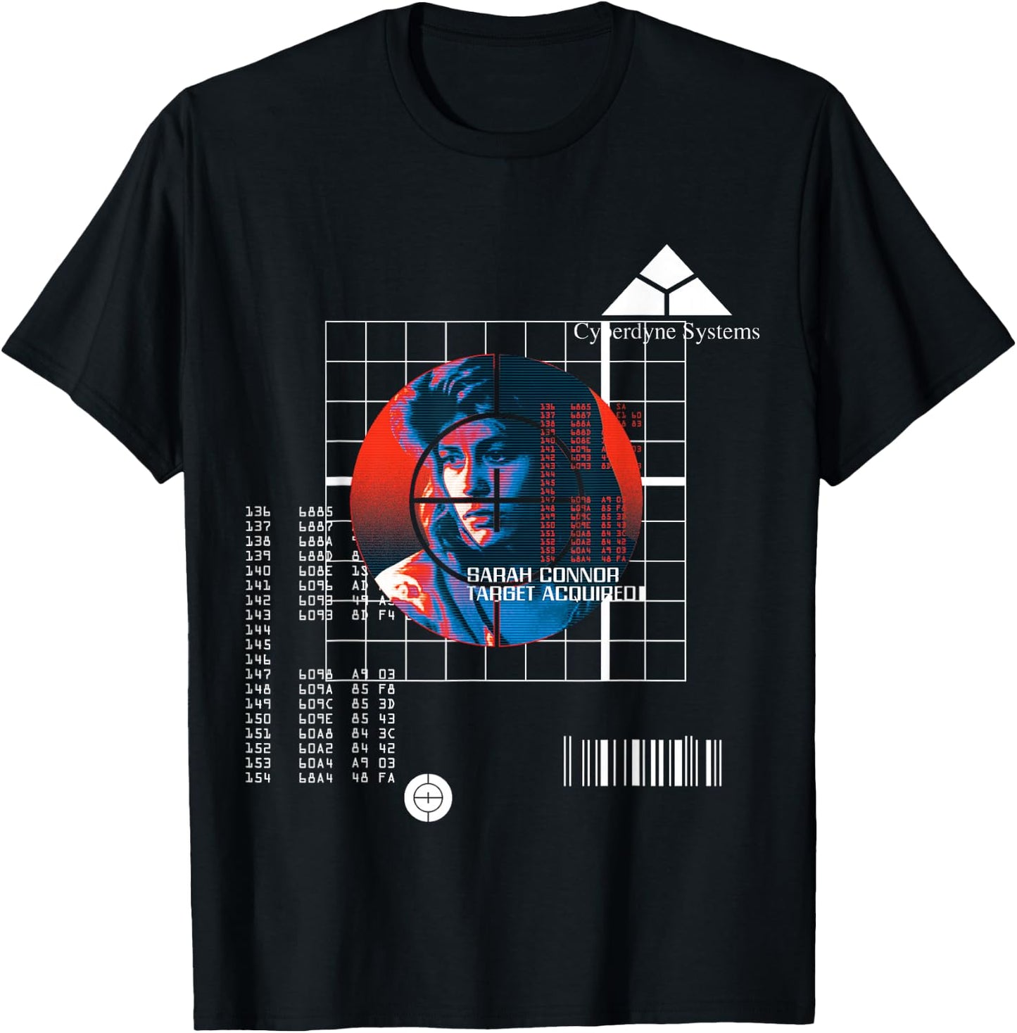 Terminator Sarah Connor Target Acquired T-Shirt - T-Shirt | Black