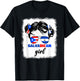 Half Salvadorian Puerto Rican Rico El Salvador Girls Kids T-Shirt - T-Shirt | Black